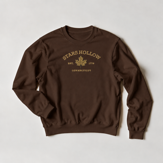 Stars Hollow | Embroidered Unisex Crewneck Sweatshirt