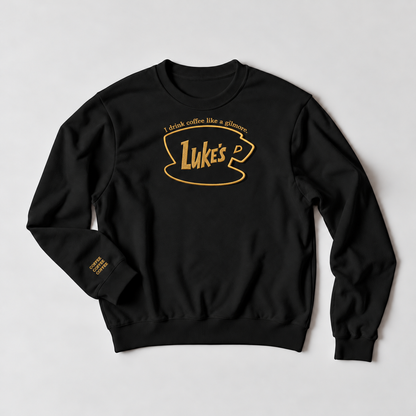 Luke's Diner | Embroidered  Unisex Crewneck Sweatshirt