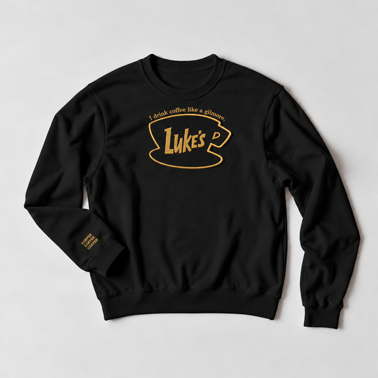 Luke's Diner | Embroidered  Unisex Crewneck Sweatshirt