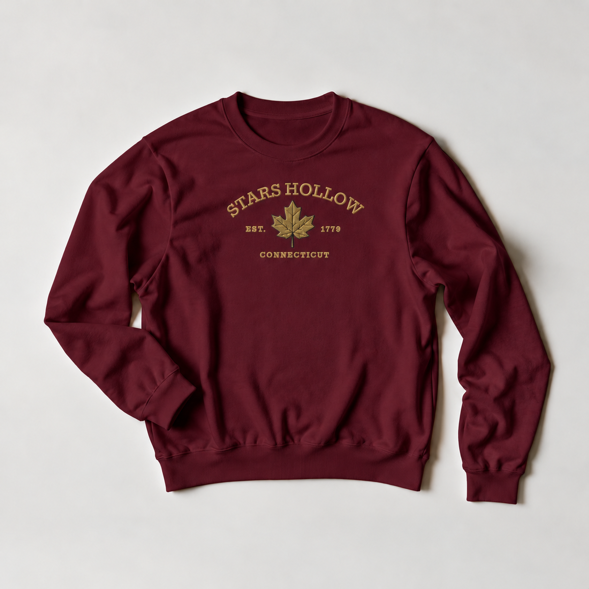 Stars Hollow | Embroidered Unisex Crewneck Sweatshirt